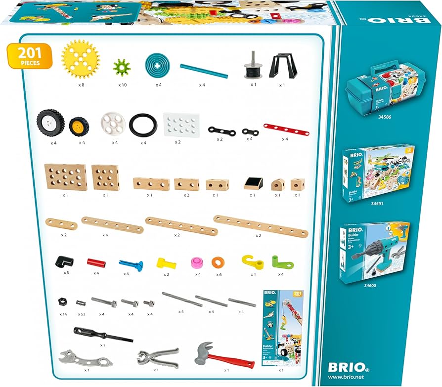BRIO ビルダーシリーズ Amazon.co.jp: BRIO (ブリオ) ビルダー アクティビティセットⅡ
